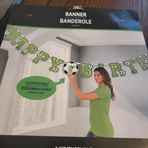 Soccer Birthday Party Decoration Set - Picture 9 of 9